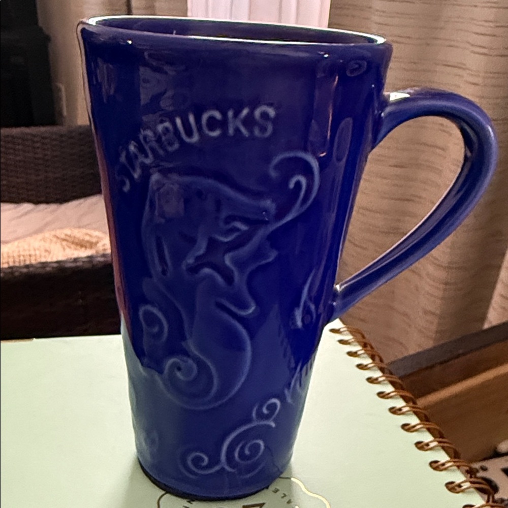 Starbucks Royal Blue Ceramic Mug